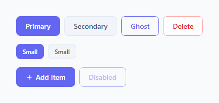 Screenshot of the Button Group snippet rendered live