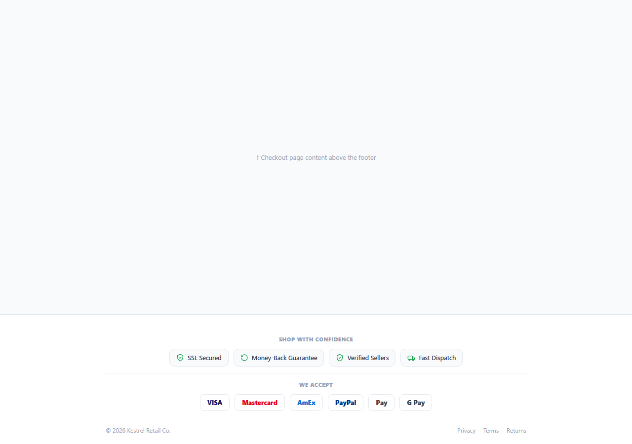Screenshot of the Footer Trust & Payment Badges Row snippet rendered live