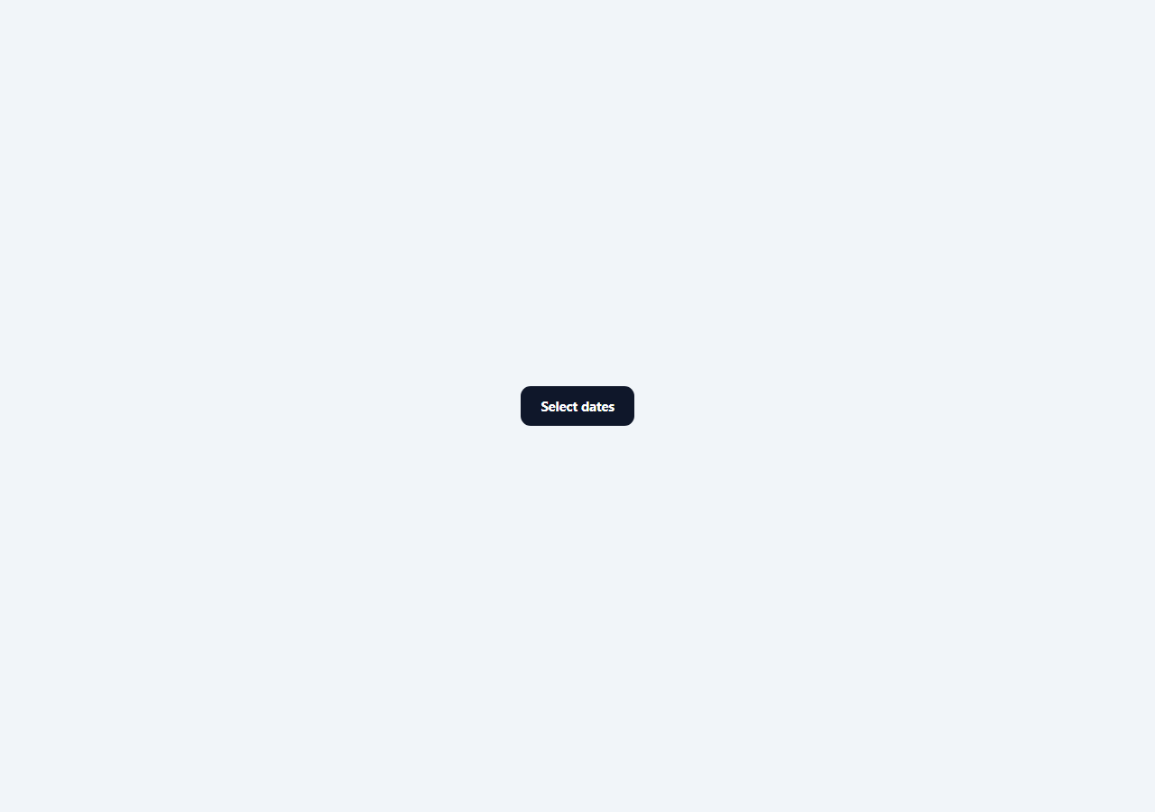 Screenshot of the Booking Date Range Picker Modal snippet rendered live