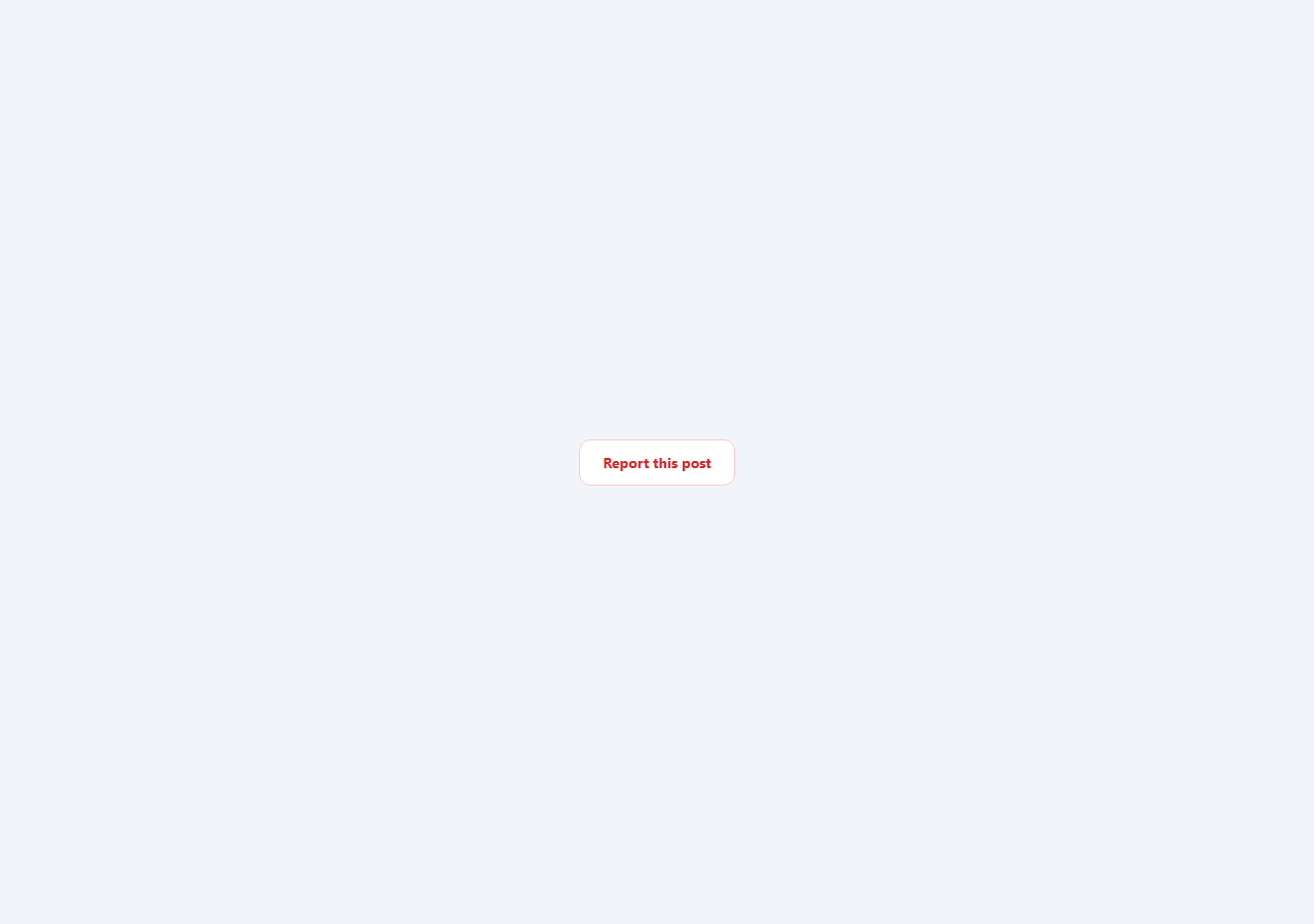 Screenshot of the Report Content Modal with Reason Picker snippet rendered live