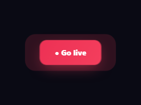 Screenshot of the Pulse Button snippet rendered live