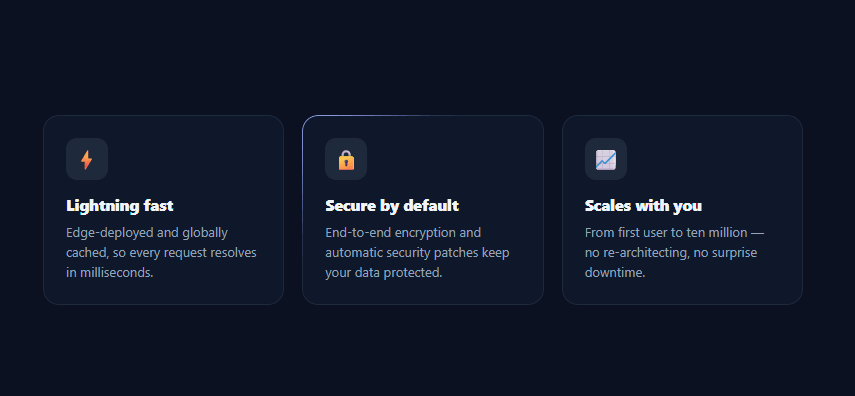 Screenshot of the Spotlight Hover Card snippet rendered live