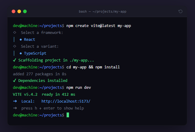 Screenshot of the Terminal Window snippet rendered live