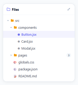 Screenshot of the Collapsible Tree Menu snippet rendered live