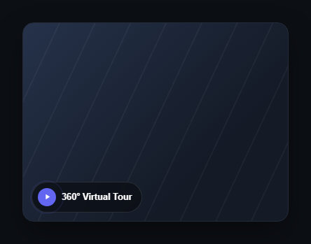 Screenshot of the Virtual Tour Badge snippet rendered live