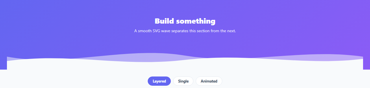 Screenshot of the Wave Divider snippet rendered live